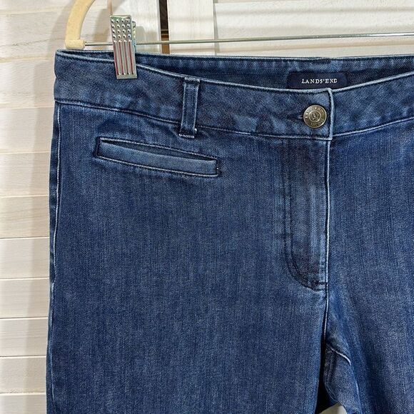 Lands End Jeans Size 12 Fit 1 Crop Capri - Picture 4 of 11